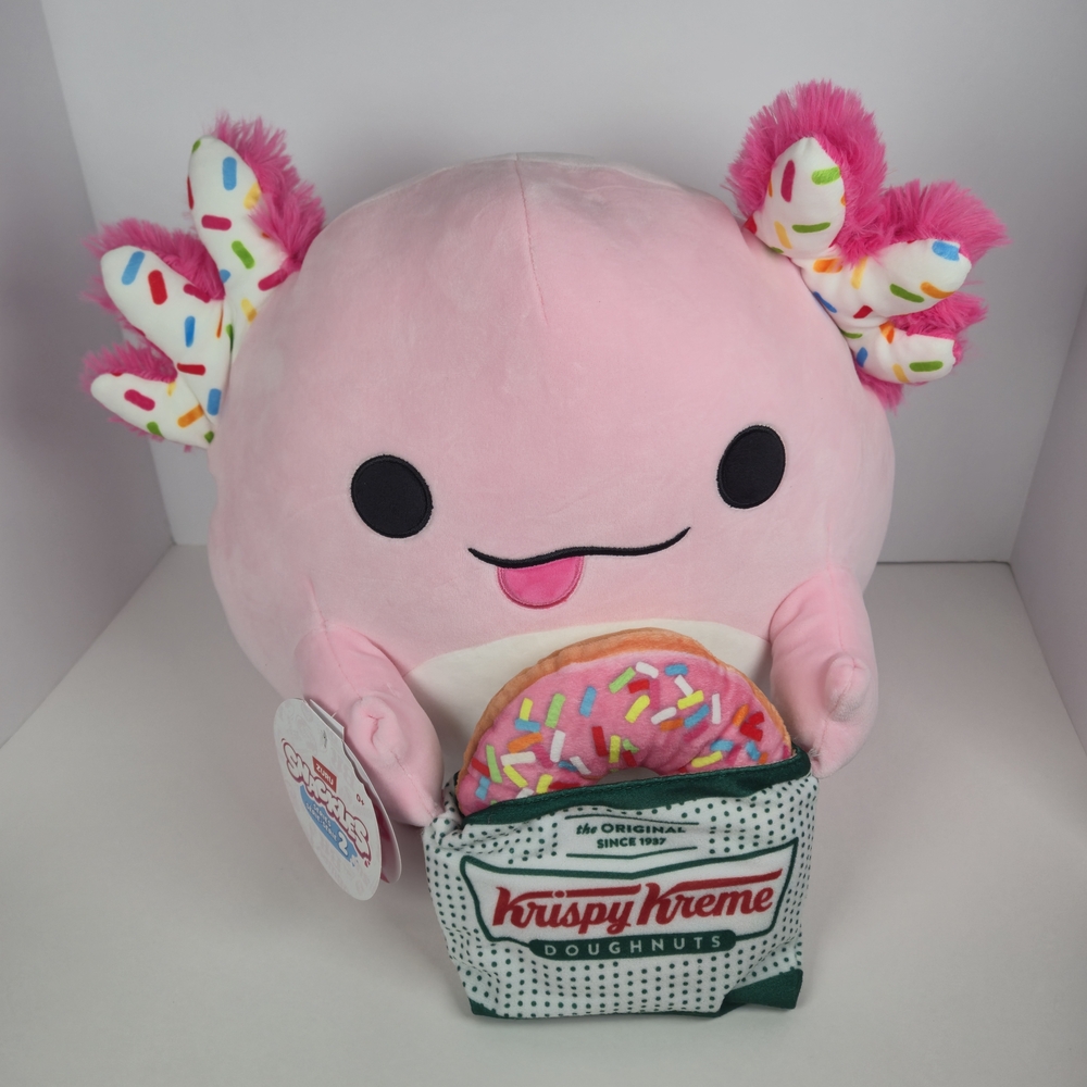 Zuru Snackles Series 2 Super-Sized Krispy Kreme Abbie Axolotl Plush
